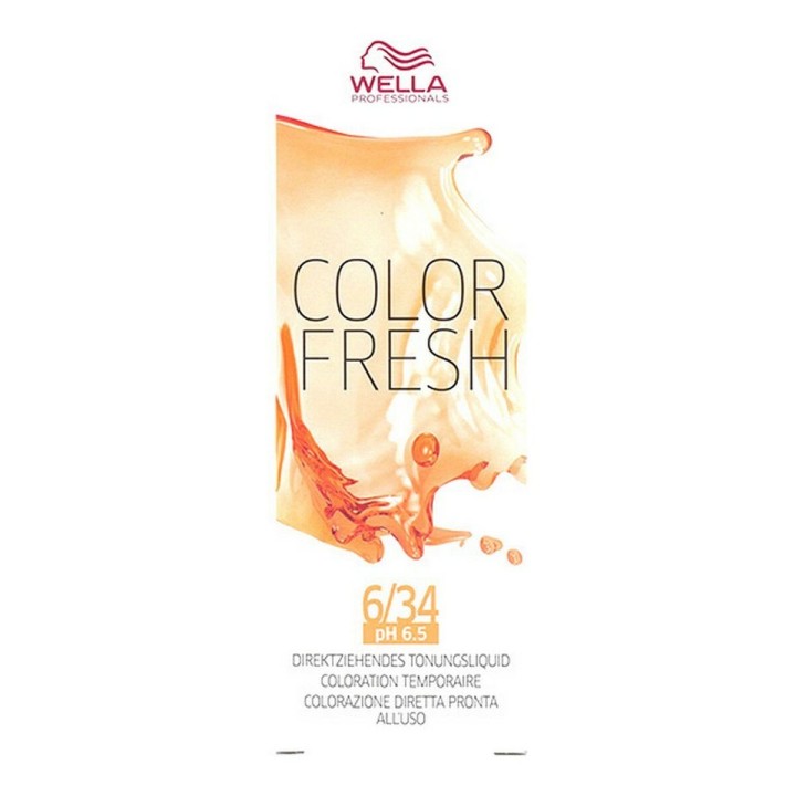 Tintura Semipermanente Color Fresh Wella 14086 6/34 (75 ml)