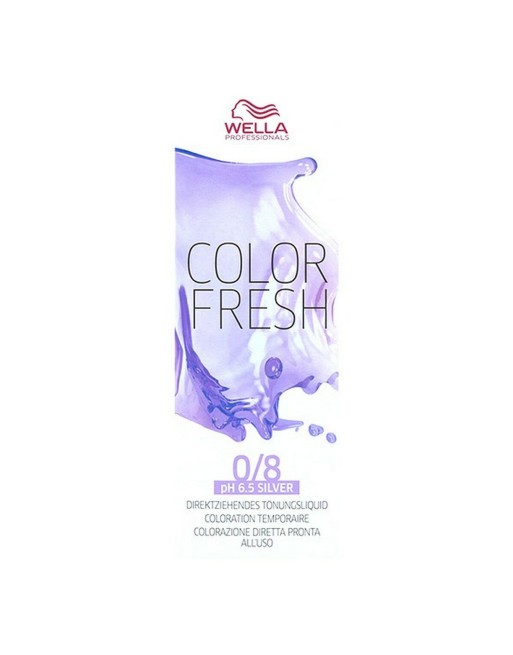 Halvpermanent farvning Color Fresh Wella Color Fresh 0/8 (75 ml)