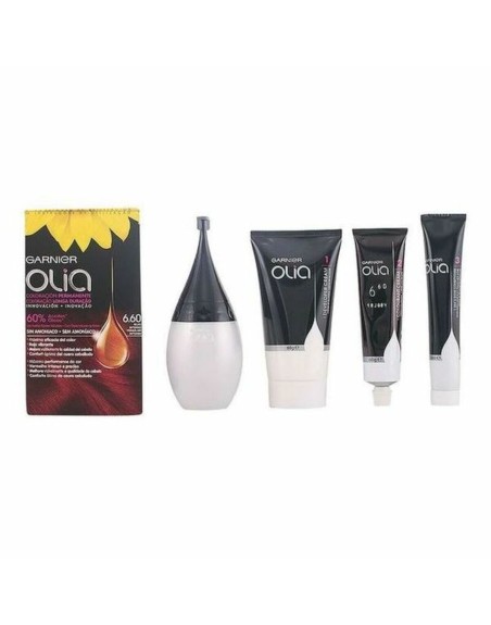 Tinte sin Amoniaco Olia Garnier 3600541234970 Rojo Intenso