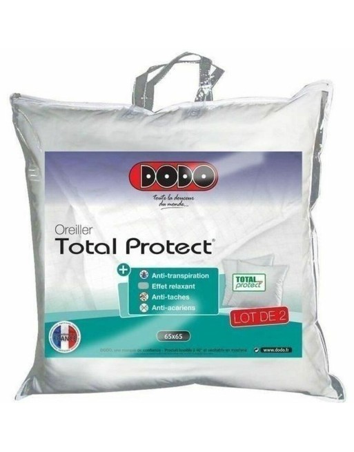 Puden DODO Total Protect Hvid 65 x 65 cm (2 enheder)