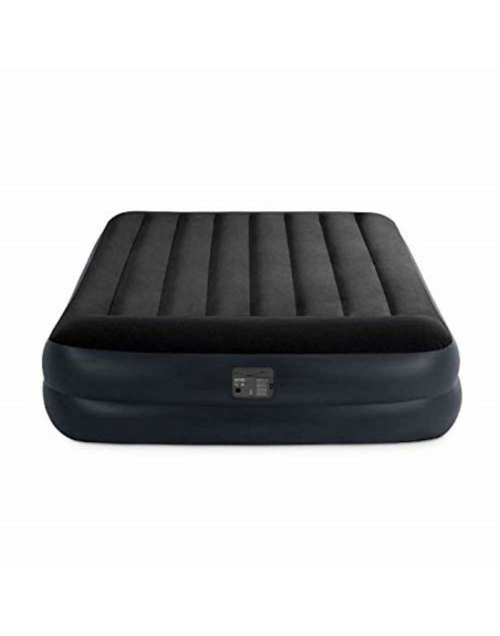 Lit Gonflable Intex Dura-Beam Basic Queen Intérieur/Extérieur (152 x 203 x 42 cm)