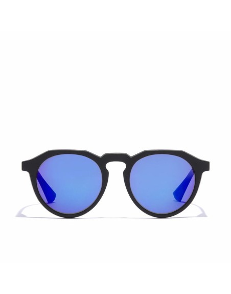 Occhialida sole Unisex Hawkers Warwick Raw Nero Azzurro (Ø 51,9 mm)