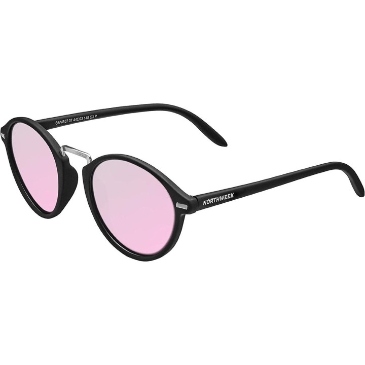 Unisex-Sonnenbrille Northweek Vesca Pipe Schwarz Rosa (Ø 47 mm)