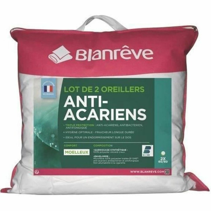 Cuscino Blanreve Bianco 60 x 60 cm (2 Unità)