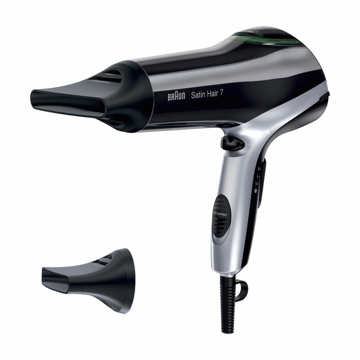 Secador de Pelo Braun HD710 Negro Plateado 2200 W Iónico