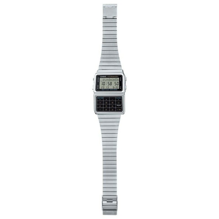 Unisex ur Casio DATABANK CALCULATOR STEEL - MATT CASE Grå