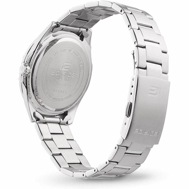 Herreur Casio SLIM LINE Sort Sølvfarvet (Ø 40 mm)