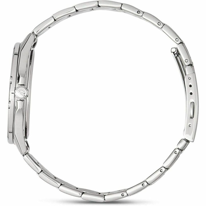 Herreur Casio SLIM LINE Sort Sølvfarvet (Ø 40 mm)
