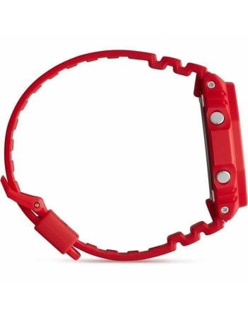 Unisex-Uhr Casio GA-2100-4AER Rot Multifunktion