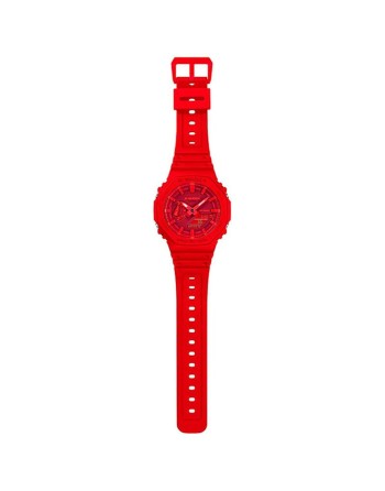 Montre Unisexe Casio GA-2100-4AER Rouge Multifonction