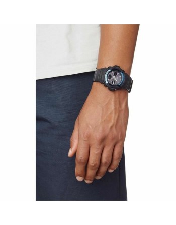 Unisex ur Casio Sort Blå