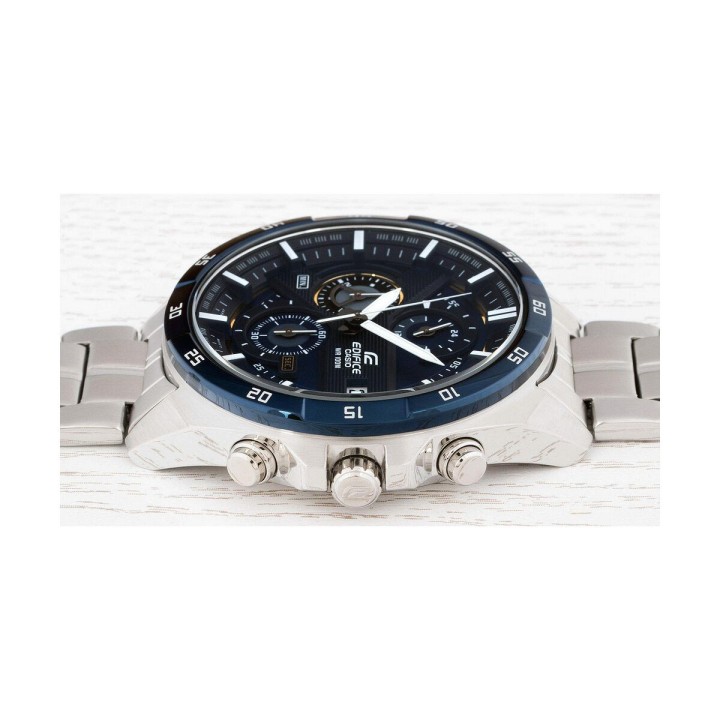 Herrenuhr Casio EFR-556DB-2AVUEF Blau Silberfarben (Ø 48 mm)