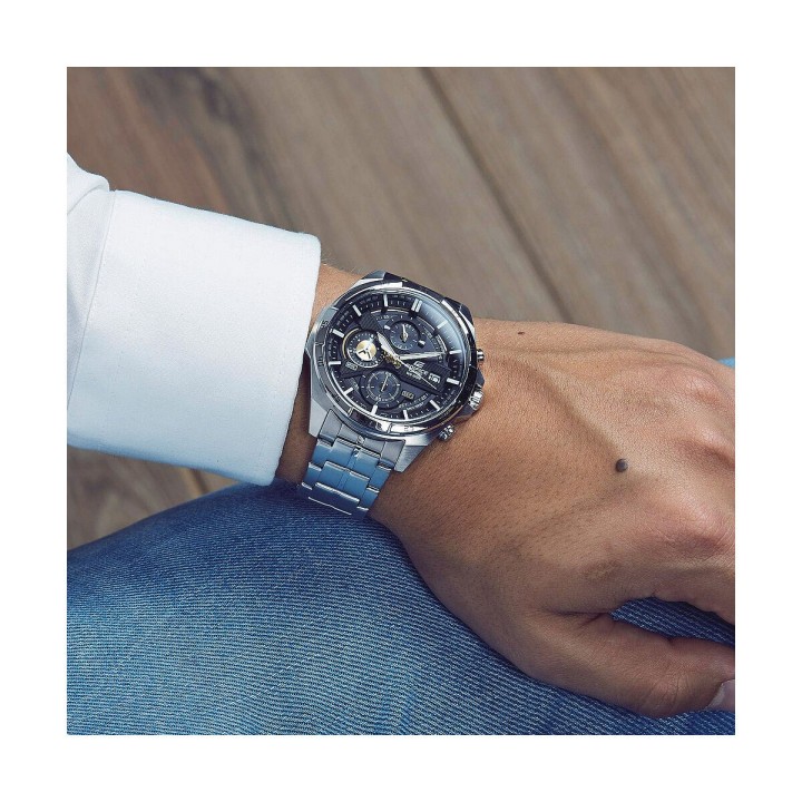 Herrenuhr Casio EFR-556DB-2AVUEF Blau Silberfarben (Ø 48 mm)
