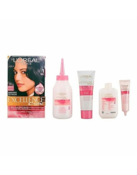 Permanent Dye Excellence L'Oreal Make Up Excellence Nº 9.0-rubio muy claro Nº 8.0-rubio claro 192 ml