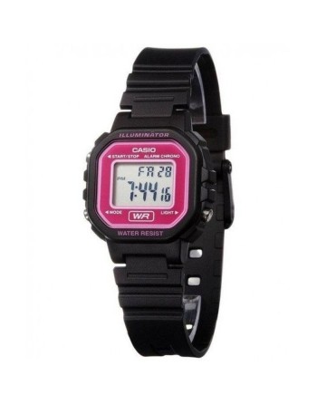 Damenuhr Casio ILLUMINATOR Schwarz (Ø 30 mm)