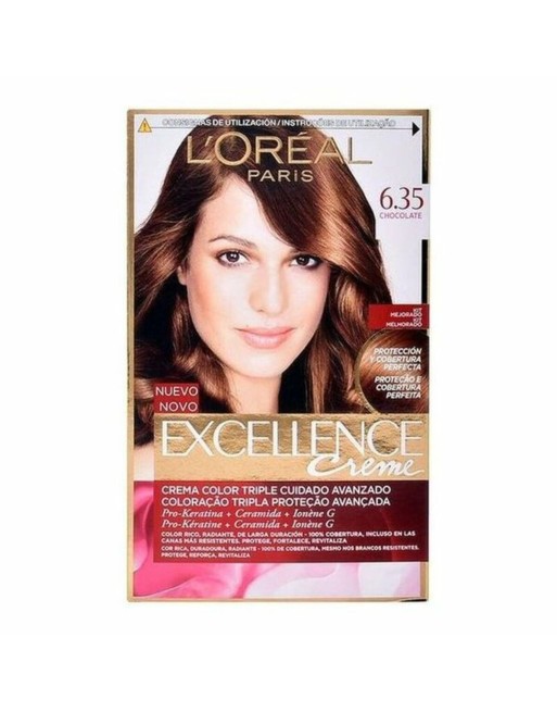 Tinte Permanente Excellence L'Oreal Make Up Excellence Nº 9.0-rubio muy claro Nº 8.0-rubio claro 192 ml