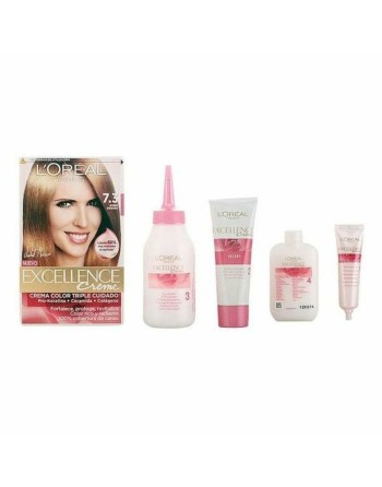 Permanent Farve Excellence L'Oreal Make Up Excellence Gylden Blond Nº 9.0-rubio muy claro Nº 8.0-rubio claro 192 ml