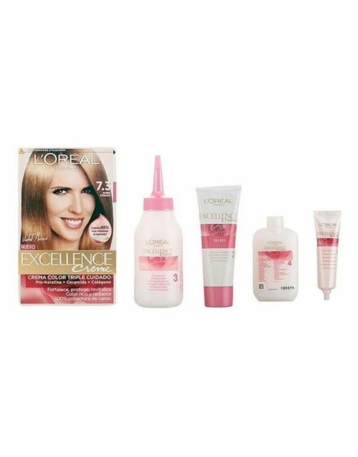 Permanent Dye Excellence L'Oreal Make Up Excellence Golden Blonde Nº 9.0-rubio muy claro Nº 8.0-rubio claro 192 ml