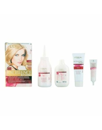 Tinte Permanente Excellence L'Oreal Make Up Excellence Nº 9.0-rubio muy claro Nº 8.0-rubio claro 192 ml
