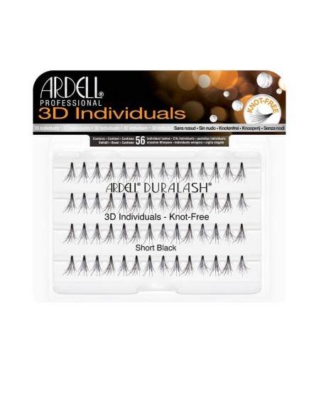 Pestañas Postizas 3D Short Black Ardell Pestañas Postizas D Individuales