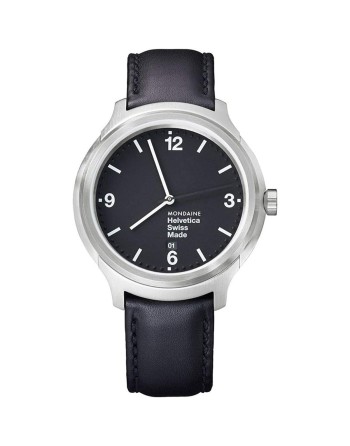 Men's Watch Mondaine HELVETICA No. 1 BOLD (Ø 43 mm)