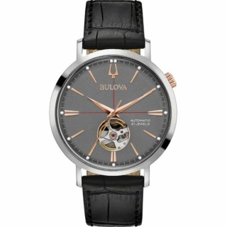 Orologio Uomo Bulova 98A187 Nero Grigio