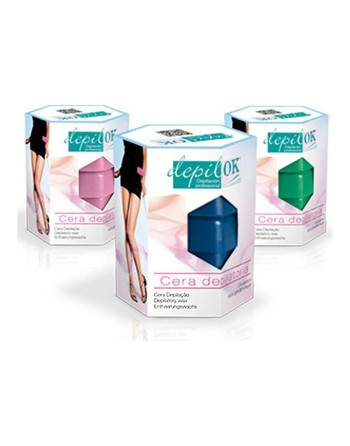 Cera Depilatoria Corpo Depil Ok Cera Azul (300 g)