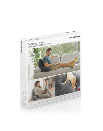 Coussin de lecture avec accoudoirs Huglow InnovaGoods