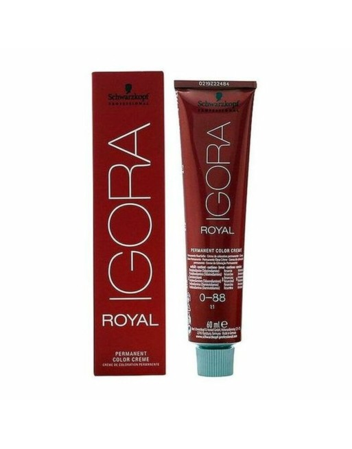 Dauerfärbung Igora Royal Schwarzkopf Igora Royal 0-88 Nº 0-88 Nº 9.0-rubio muy claro Nº 8.0-rubio claro 60 ml
