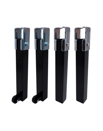 Gambe del letto Micel PT25 96405 4 x 3 x 26 cm Acciaio 4 Pezzi