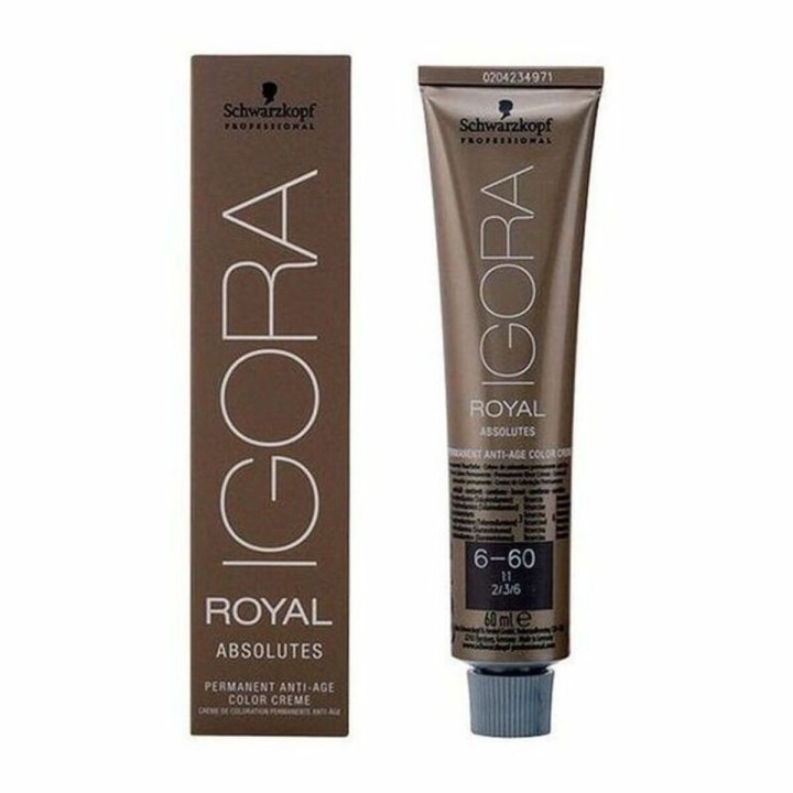 Tintura Permanente Antietà Igora Royal Absolutes Schwarzkopf 609494 Nº 6-60 Nº 6-60 60 ml