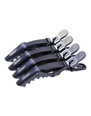 Hair clips Eurostil 4 Pinzas Large Dragon 4 uds (4 uds)