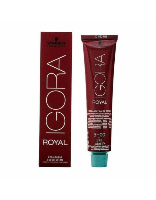 Teinture permanente Igora Royal Schwarzkopf Igora Royal 5-00 Nº 5-00 Nº 9.0-rubio muy claro Nº 8.0-rubio claro 60 ml