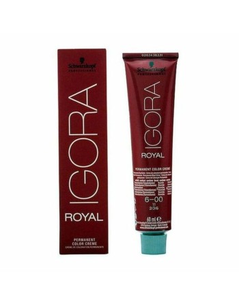 Permanent Dye Igora Royal Schwarzkopf Igora Royal 6-00 Nº 6-00 Nº 9.0-rubio muy claro Nº 8.0-rubio claro 60 ml