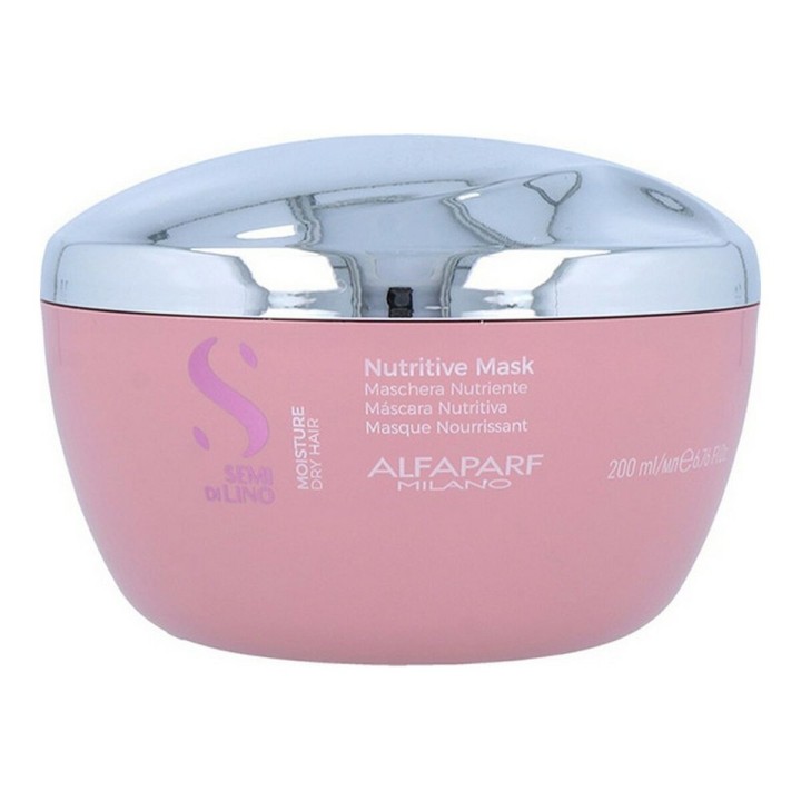 Hårmaske Semi di Lino Moisture Alfaparf Milano Semidilino