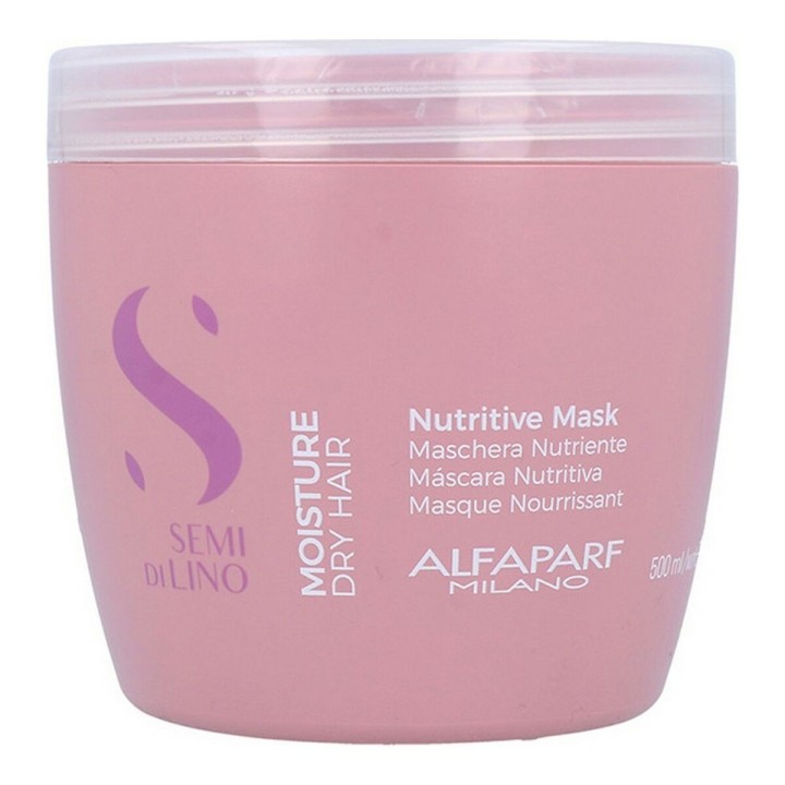 Hårmaske Semi di Lino Moisture Alfaparf Milano Semidilino