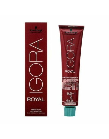 Teinture permanente Igora Royal Schwarzkopf Igora Royal 9.5-1 Nº 9.0-rubio muy claro Nº 8.0-rubio claro 60 ml