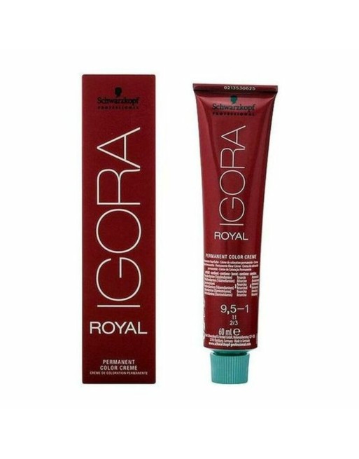 Dauerfärbung Igora Royal Schwarzkopf Igora Royal 9.5-1 Nº 9.0-rubio muy claro Nº 8.0-rubio claro 60 ml