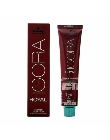 Teinture permanente Igora Royal Schwarzkopf 1047 6-6 Nº 6-6 Nº 9.0-rubio muy claro Nº 8.0-rubio claro 60 ml