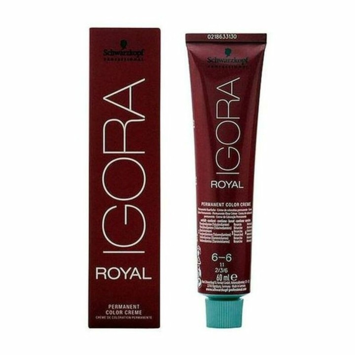 Permanent Farve Igora Royal Schwarzkopf 1047 6-6 Nº 6-6 Nº 9.0-rubio muy claro Nº 8.0-rubio claro 60 ml