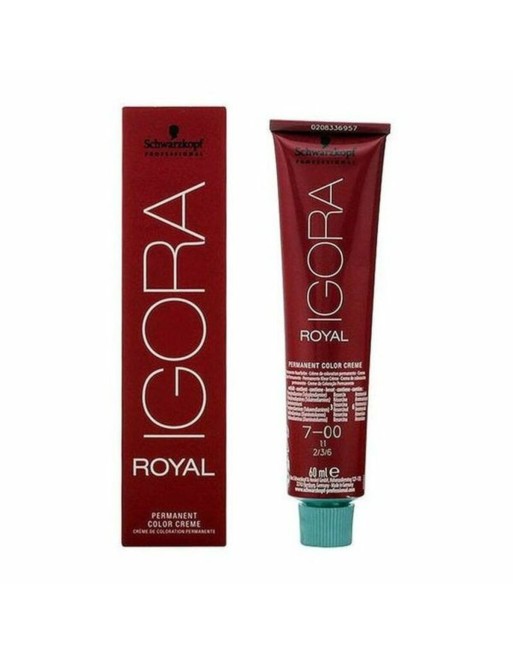 Teinture permanente Igora Royal Schwarzkopf Igora Royal 7-00 Nº 7-00 Nº 9.0-rubio muy claro Nº 8.0-rubio claro 60 ml