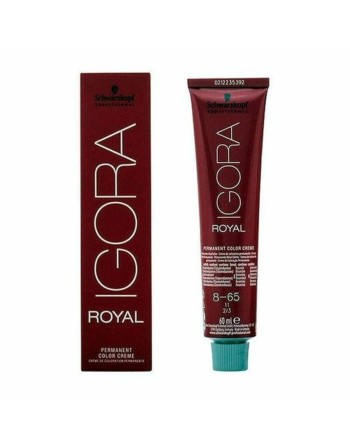 Permanent Dye Igora Royal Schwarzkopf Igora Royal 8-65 Nº 8-65 Nº 9.0-rubio muy claro Nº 8.0-rubio claro 60 ml