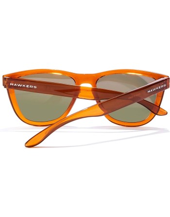 Occhiali da sole Unisex Hawkers One Raw Polarizzate Ø 55,7 mm Rosa Trasparente