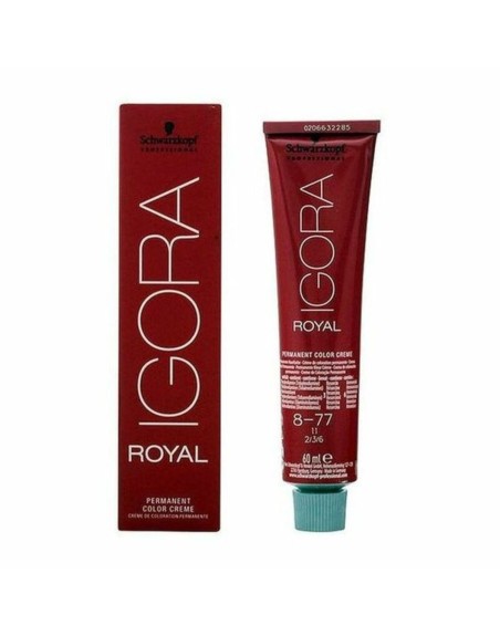 Dauerfärbung Igora Royal Schwarzkopf Igora Royal 8-77 Nº 9.0-rubio muy claro Nº 8.0-rubio claro 60 ml