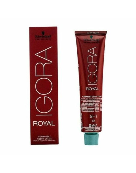 Amoniakfreie Färbung Igora Royal Schwarzkopf 14622 Nº 9-1 Nº 9.0-rubio muy claro Nº 8.0-rubio claro 60 ml