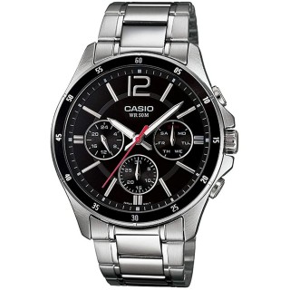 Orologio Uomo Casio MULTIFUNCTION CALENDAR - BLACK Nero Argentato (Ø 43,5 mm) (Ø 35 mm)