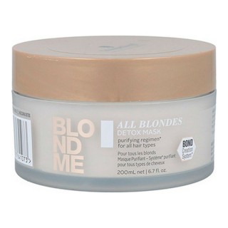 Mascarilla Capilar Schwarzkopf Blondme Detox Keratina