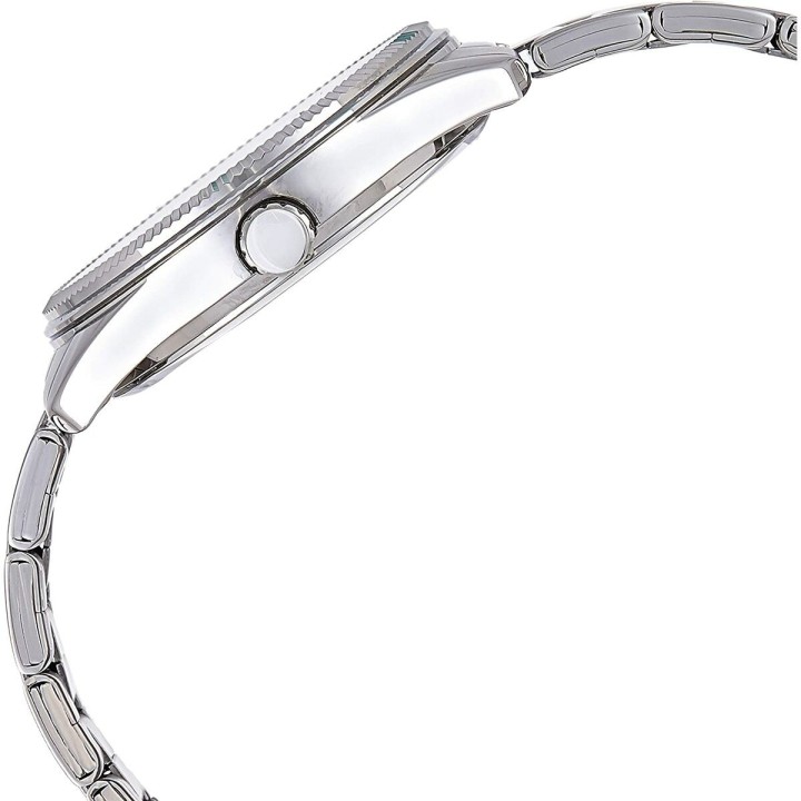 Herreur Casio DATE Sort Sølvfarvet (Ø 39 mm)