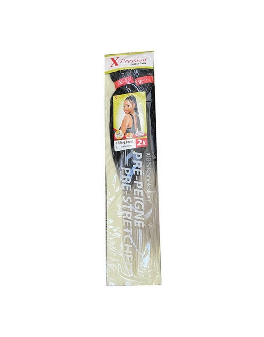 Extensions pour les Cheveux Pre-Peigne X-Pression Nº T1B/Mattegray (1X2)