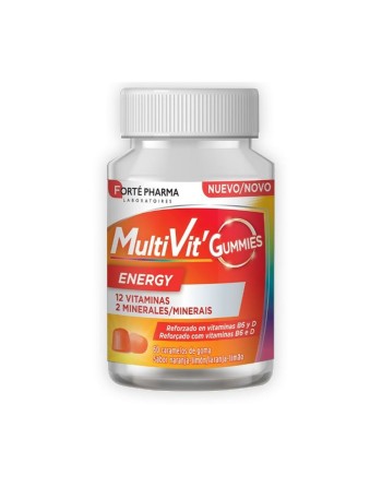 Complemento Alimenticio Forté Pharma Multivit Energy Gominolas 60 unidades